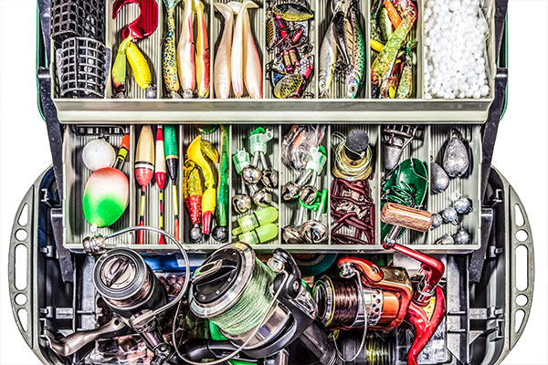 Organised tackle box