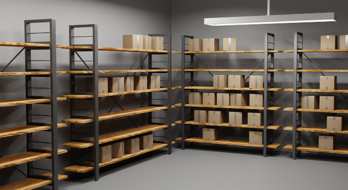 Using Shelving in Self Storage